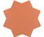 PORTO STAR WARM SIENA  - Carrelage en étoile 16,8x16,8 cm terracotta 30629