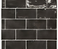 MANACOR MERCURY BLACK - Faience 7,5x15 cm aspect zellige brillant noir