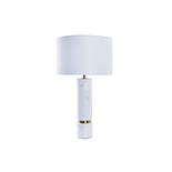 Lampe de bureau DKD Home Decor Doré Blanc 220 V 50 W Moderne (41 x 41 x 76 cm)
