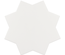 PORTO STAR WHITE  - Carrelage en étoile 16,8x16,8 cm blanc 30622
