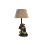 Lampe de bureau DKD Home Decor Marron Multicouleur Colonial 220 V 50 W Singe (27 x 25 x 44,5 cm)