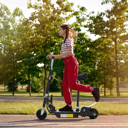 Trottinette électrique avec selle pour enfant