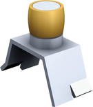 Guide olive laiton à sceller pour U 30x30mm - MANTION - 1100