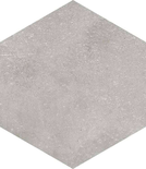 RIFT HEXAGONO CEMENTO Carrelage aspect béton gris Taille 23 x 26 cm