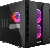 Boitier Cube Micro ATX Chieftec Chieftronic M2 RGB avec panneaux vitrés (Noir)