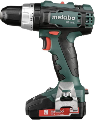 Perceuse-visseuse 18V BS 18 L Set + 2 batteries 2Ah + chargeur + coffret - METABO - 602321870