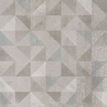URBAN FOREST SILVER - Carrelage 20x20 cm aspect béton géométrique Gris Taille 20 x 20 cm