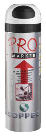 Traceur de chantier Pro Marker 500ml - blanc - SOPPEC - 141500O