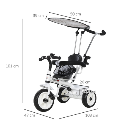 Tricycle enfant évolutif