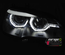PHARES NOIRS ANNEAUX LED 3D AU XENON AVEC FEUX DE VIRAGE BMW X5 E70 2007-2010 PH1 (05348)