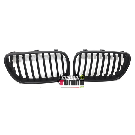 GRILLES CALANDRES SPORT NOIRES MATES POUR BMW X3 E83 2006-2010 (04827)