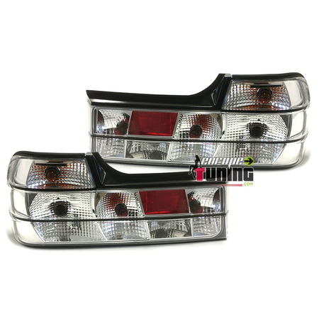 FEUX LEXUS TUNING CRISTAL CHROME POUR BMW SERIE 7 E32 1986 - 1994  (11615)