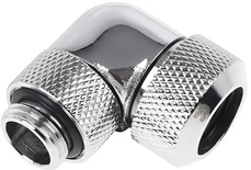 Raccord coudé à compression pour Tube Ø13mm - G1/4 Alphacool Eiszapfen (Argent)