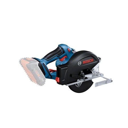 Scie circulaire 18V GKM 18V-50 Professional (sans batterie ni chargeur) + coffret L-BOXX - BOSCH - 06016B8001