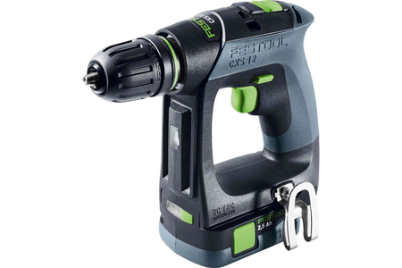 Perceuse-visseuse 10,8V CXS 12 2,5-Plus + 2 batteries 2,5Ah + chargeur + coffret SYSTAINER SYS3 M 187 - FESTOOL - 576864