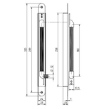 Passe câble invisible pour ouverture de porte jusqu’à 120° - ASSA ABLOY - EA280100000