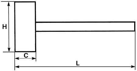 Massette sans rebond 38mm - SAM OUTILLAGE - 322-38