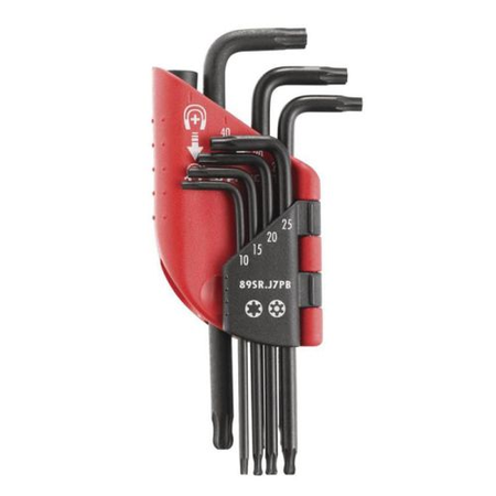 Jeu de 7 clés mâles Torx - Resistorx - FACOM - 89SR.J7PB