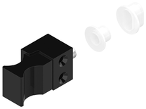 Verrou de condamnation longueur 9,5mm noir mat RAL9005 - LA CROISEE DS - DS6218-013