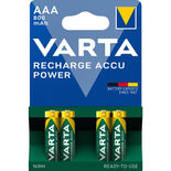 Piles rechargeables Ni-MH Accu Power 4x1,2V LR3 800mAh - VARTA - 56703101404