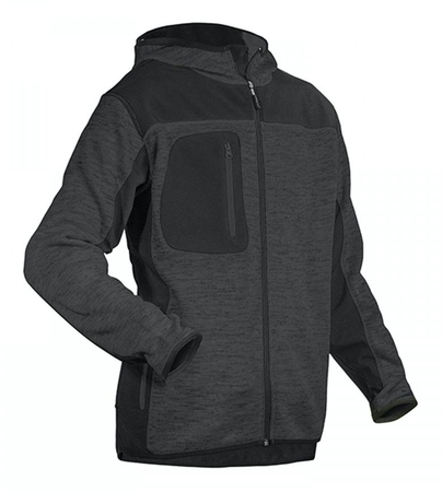 Veste softshell tricot BORA gris clair/noir TS - COVERGUARD - 5BORMS