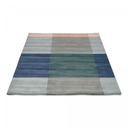 Tapis salon PLAID tufté main en laine