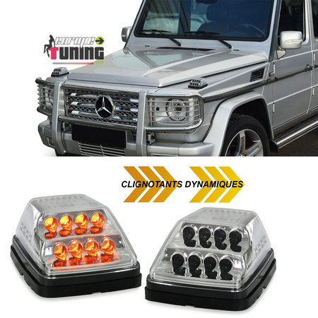 CLIGNOTANTS A DEFILEMENT LEDS DYNAMIQUES POUR MERCEDES CLASSE G W463 (04823)