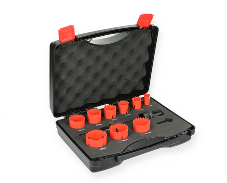 Coffret de 9 trépans pour serrurier - HANGER - 150499