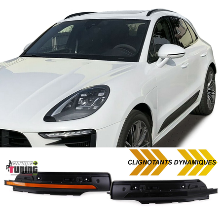 CLIGNOTANTS RETROVISEURS A LED DYNAMIQUES PORSCHE MACAN 2014-2018 (04977)