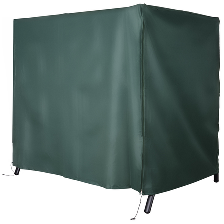 Housse de protection étanche balancelle de jardin polyester PVC vert