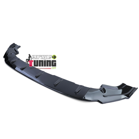 SPOILER AVANT NOIR BRILLANT PARE-CHOCS SPORT VW GOLF 7 GTI GTD & R-LINE (05562)