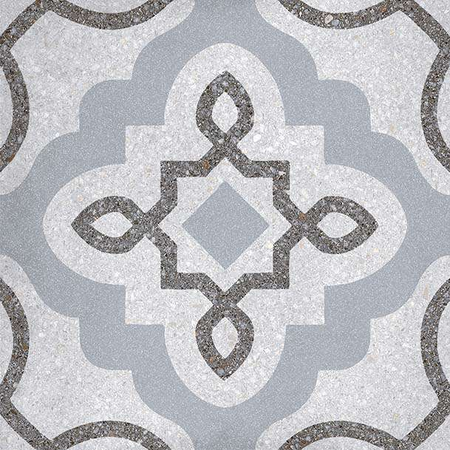 BENACO TERCELLO GRIS 20 x 20 cm - Carrelage aspect carreaux de ciment