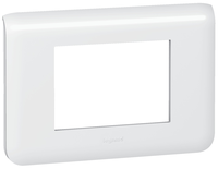 Plaque de finition Blanc MOSAIC horizontale blanc 3 modules - LEGRAND - 78803