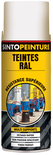 Aérosol blanc satiné RAL9010 400ml peinture de maintenance - SINTO - 920390