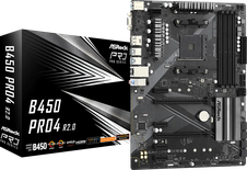 Carte Mère ASRock B450 Pro4 R2.0 (AM4)