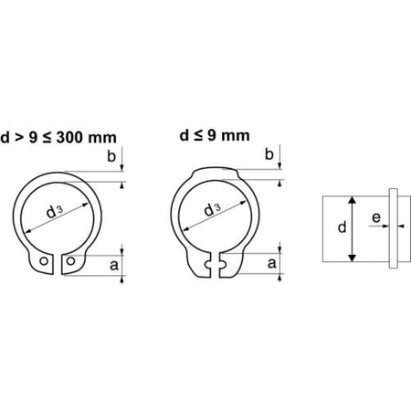 Circlips extérieur inox DIN 471 M40 boîte de 25 - ACTON - 6276040