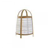 Lampe de bureau DKD Home Decor Lin Blanc Bambou 220 V 40 W (32 x 32 x 45.5 cm)