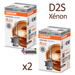 2 AMPOULES XENON D2S OSRAM XENARC ORIGINAL 4500K 35W 85V (05439)