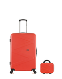 WAVE PARIS - Lot de 2 - Valise weekend et vanity AMAZONE