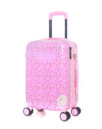 LOLLIPOPS - Valise Cabine ABS/PC COQUELICOT 4 Roues 55 cm