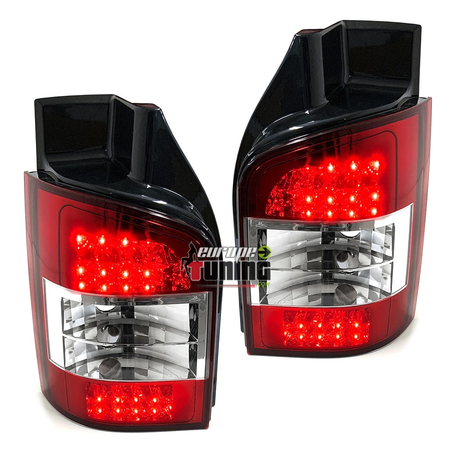 FEUX LED ROUGES VOLKSWAGEN VW BUS T5 2003-2009 (13038)