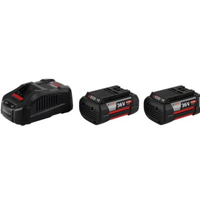 Pack de 2 batteries 36V 6Ah GBA + chargeur GAL 3680CV - BOSCH - 1600A00L1U