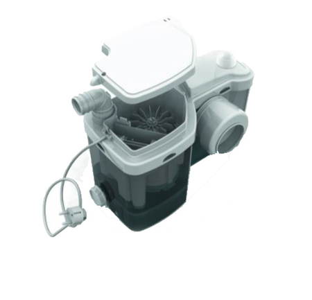 Broyeur adaptable W12PRO WC + lavabo et douche - WATERMATIC - FRW12PRA6319