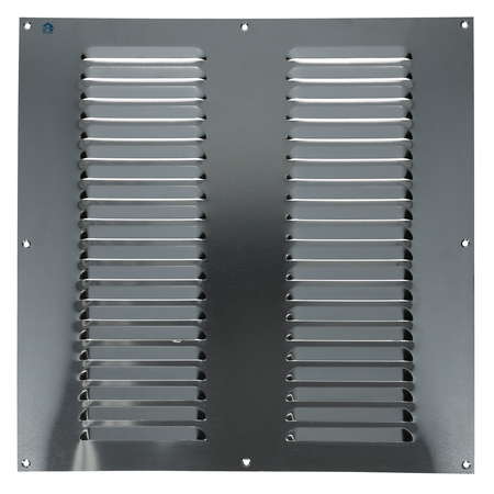 Grille estampée 436 400x400mm anodisé argent - RENSON - 44004001