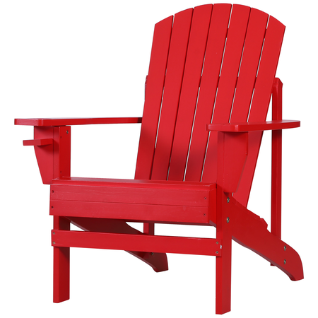 Fauteuil de jardin Adirondack porte-gobelet sapin