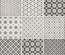 ART NOUVEAU - ALAMEDA GREY - Carrelage 20X20 cm aspect carreaux de ciment vieilli patchwork gris