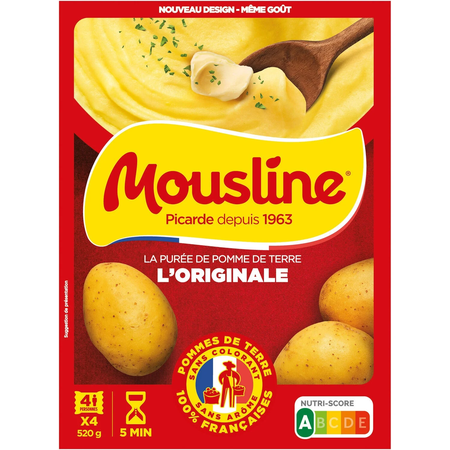 Purée de pomme de terre Mousline 4x130g - MAGGI - Boite de 14