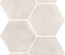 URBAN HEXA MELANGE NATURAL - Carrelage 29,2 x 25,4 cm Patchwork Hexagonal aspect Béton Crème
