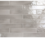 MANACOR MERCURY GREY - Faience 6,5x40 cm aspect zellige brillant Gris