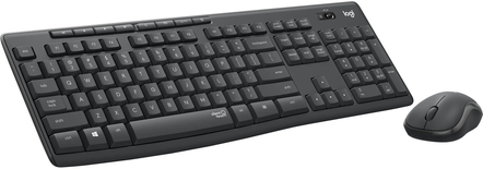 Pack 2en1 (Clavier/Souris) sans fil Logitech MK295 Slient (Noir)